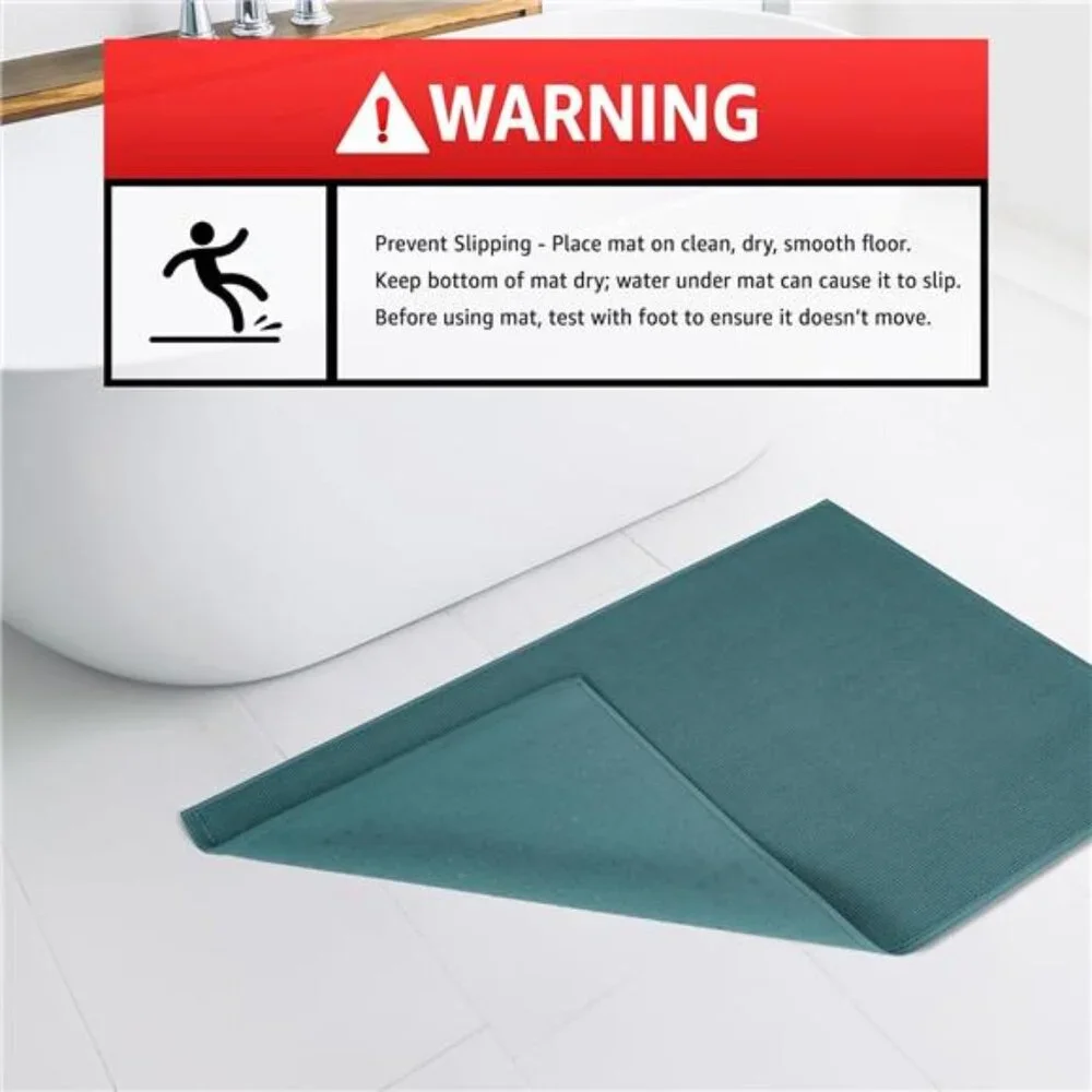 New Bath Rug, 17 in 24 in 100% Cotton Bath Mats Rugs for Bathroom